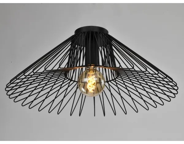 ONLI - Stropné svietidlo DUCCIO 1xE27/22W/230V pr. 60 cm čierna