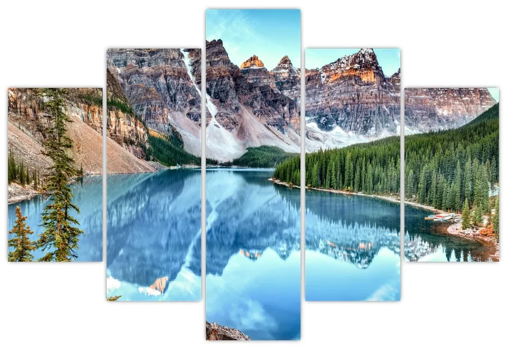 Obraz - Moraine lake (150x105 cm)