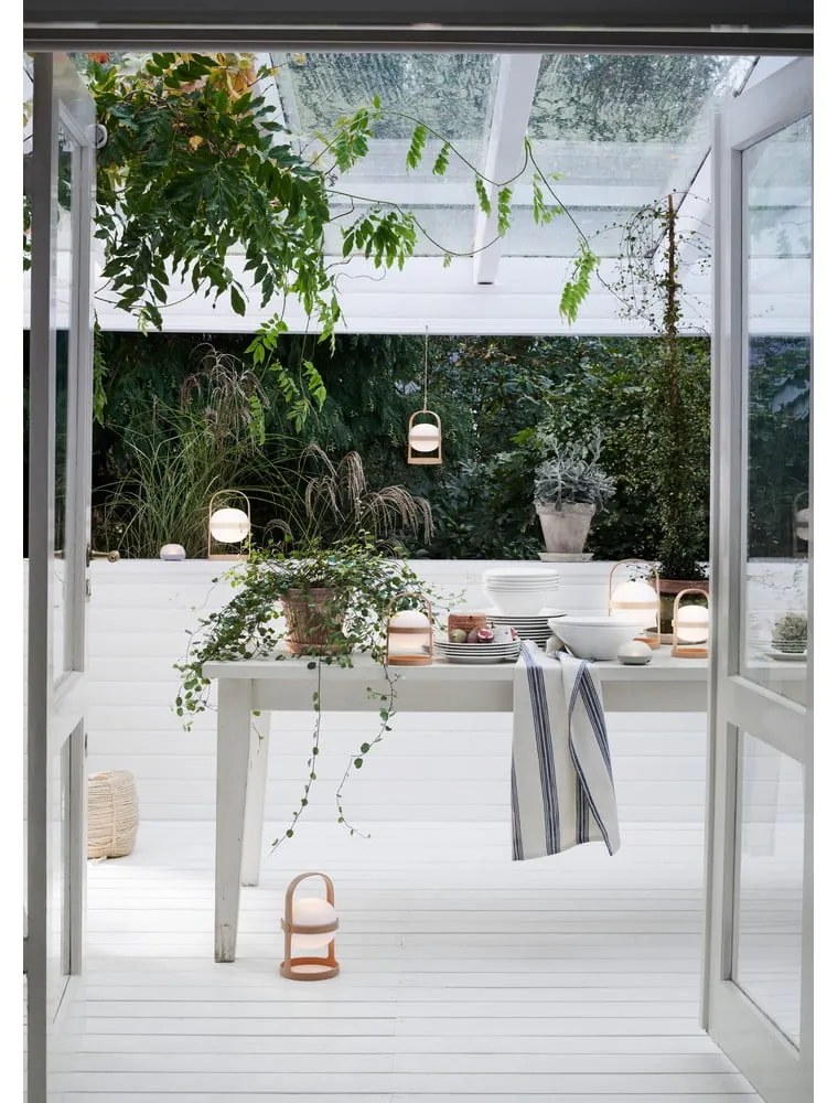 LED prenosné solárne/na USB vonkajšie svietidlo ø 15 cm Soft Spot – Rosendahl