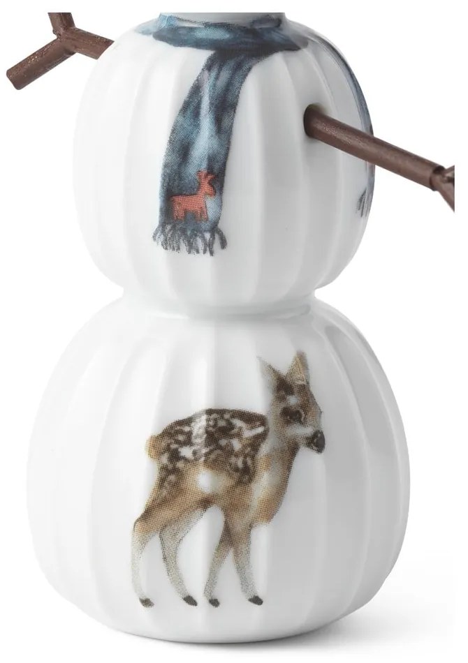 Porcelánová vianočná figúrka (výška 11,5 cm) Hammershøi Snowman – Kähler Design