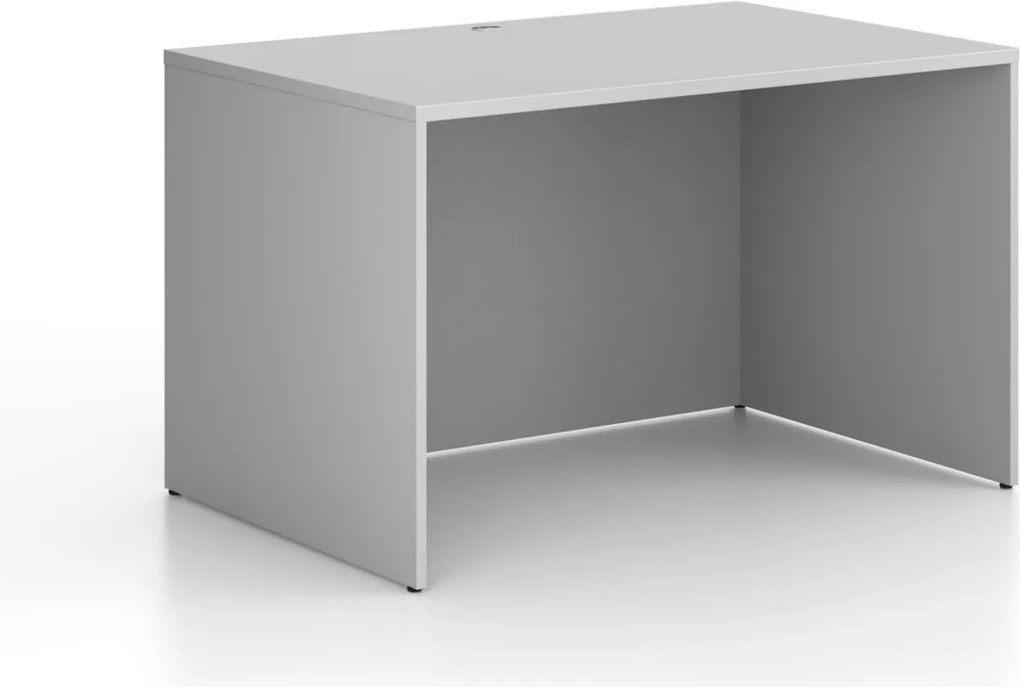 Kancelársky písací stôl FRAME, 120x80 cm, sivá