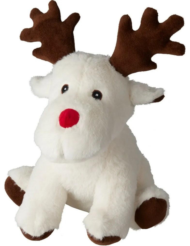 Dverná zarážka Sobík biela, 26 cm