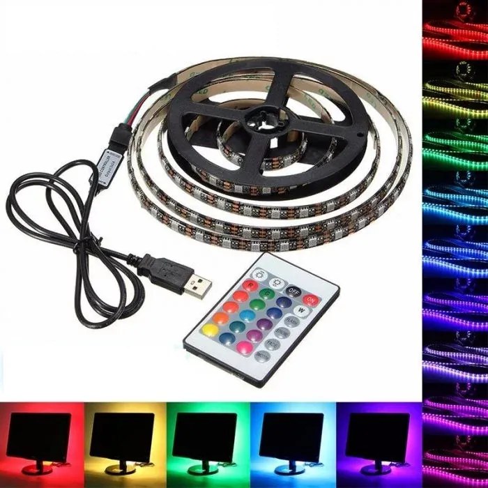 Zaparkorun LED RGB pásik za televízor - 2 m