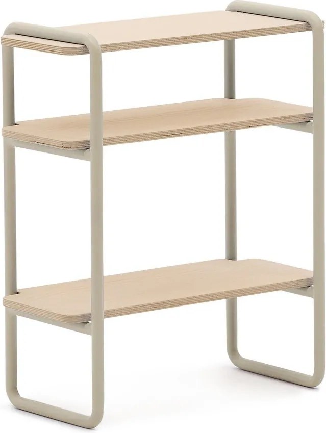 Béžová/v prírodnej farbe závesná detská knižnica v dekore jaseňa 60x70x28 cm Tinn – Kave Home