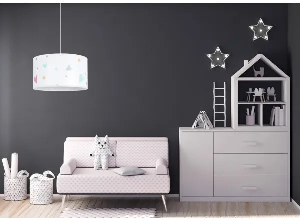 Detský luster DRUKI 1xE27/60W/230V