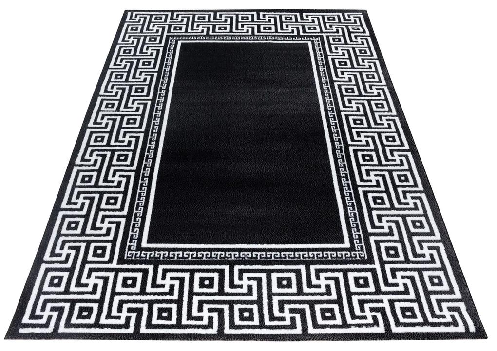 Ayyildiz Kusový koberec PARMA 9340, Čierna Rozmer koberca: 240 x 340 cm