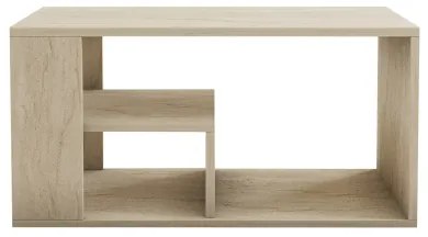 Konferenčný stolík JELIO, mramorový dekor, béžový