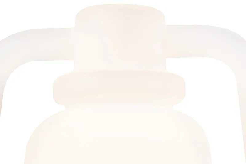 Stojaca lampa biela 51 cm IP44 - Storm Large