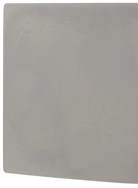 Rustikálna štvorcová nástenná lampa z betónu - Alban