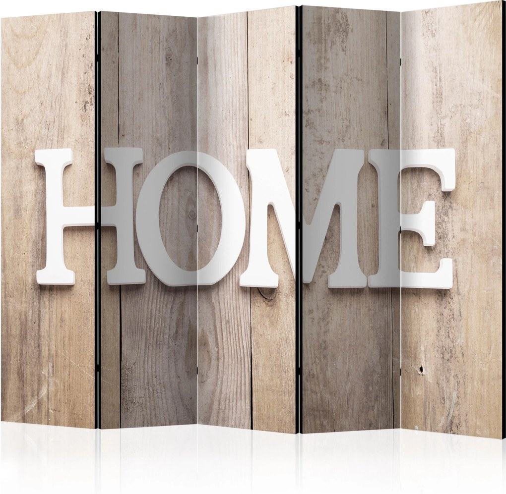 Paraván - Room divider – Home on wooden boards 225x172 7-10 dní