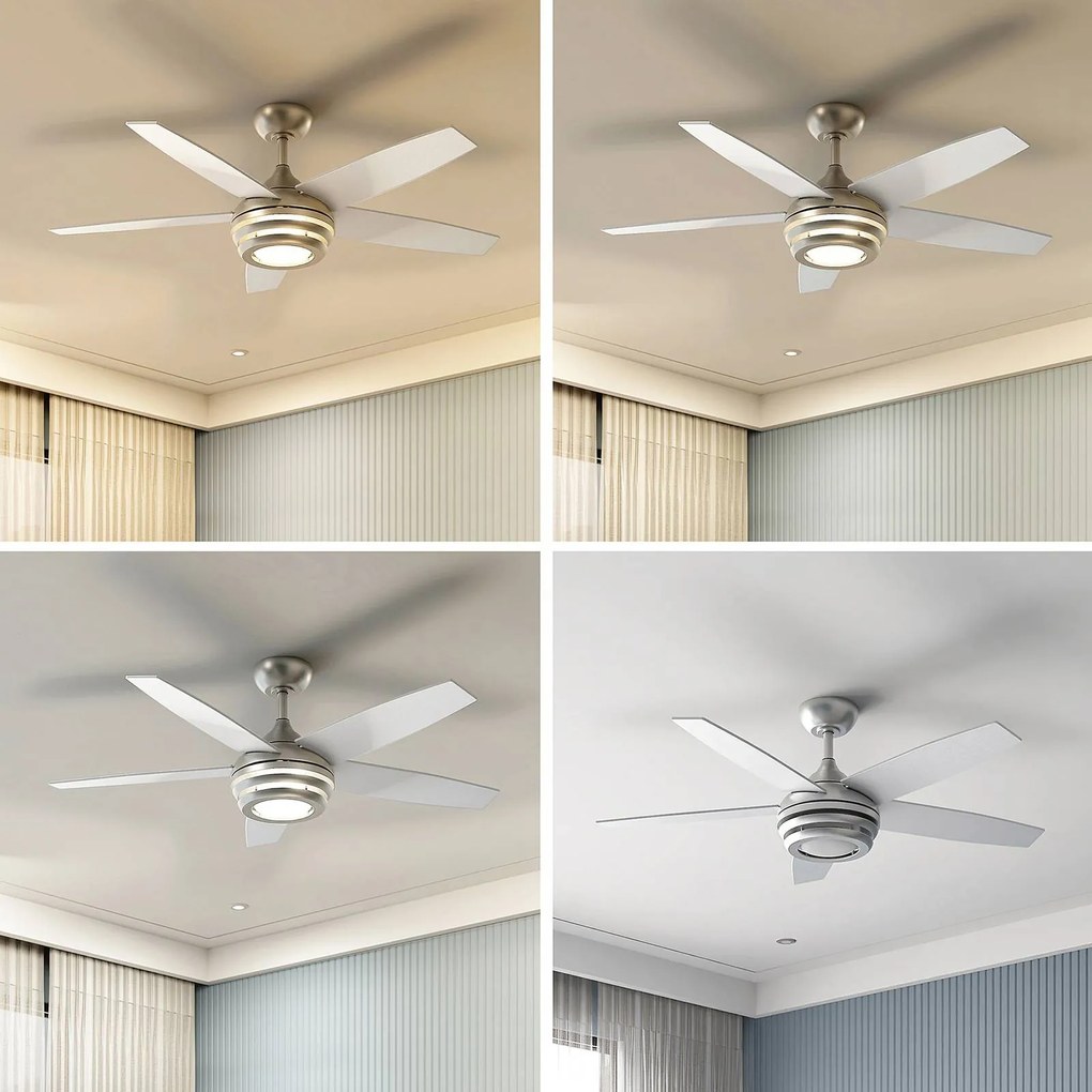 Lindby Anrika stropný LED ventilátor CCT lopatky 5