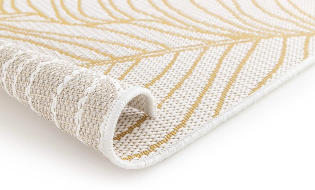 TRHÁK: Kusový koberec RE_FRESH 37515-067 – na von aj na doma, 200x290, žltá, chodba / predsieň, Balta