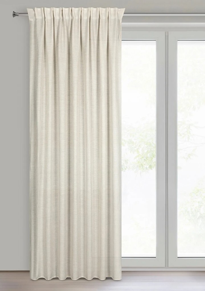 ZÁVES NA PÁSKE ETNA 140X270 CM KRÉMOVÁ