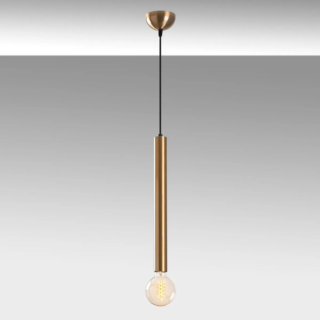 Závěsný lustr Tempo V zlatý