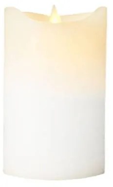 SIRIUS Vosková sviečka Sara exclusive - 12,5 cm, biela