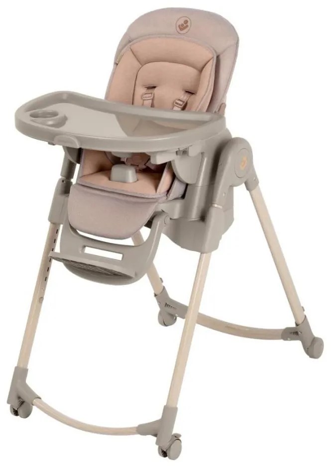 Maxi-Cosi - Detská jedálenská stolička MINLA PLUS béžová/ružová