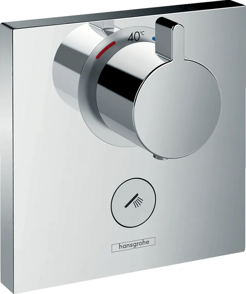 Hansgrohe Shower Select, termostatická batéria pod omietku, 1 štandardný a 1 dodatočný výstup, chrómová, HAN-15761000
