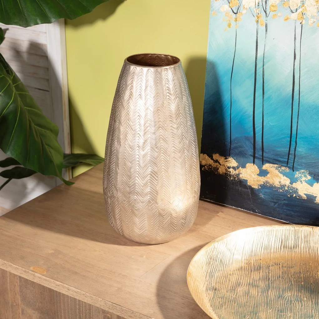 Váza Yuli 32cm gold