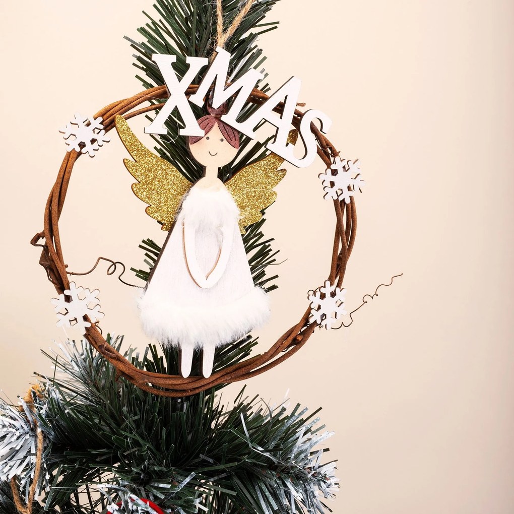 Vianočný veniec ANGEL 16 cm