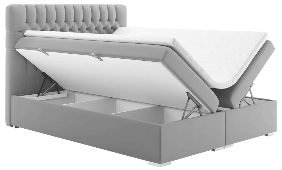 Manželská posteľ Boxspring 160 cm Formio (s matracmi). Vlastná spoľahlivá doprava až k Vám domov. 1017268