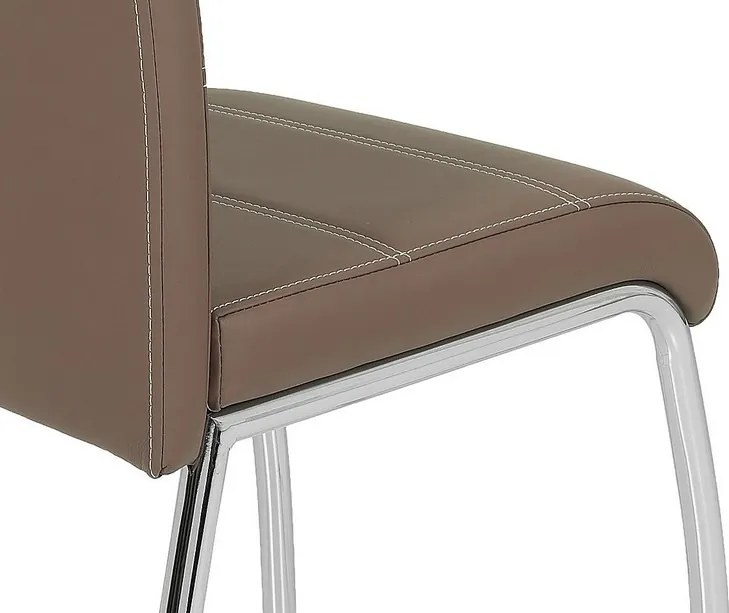 Jedálenská stolička Susi, latté ekokoža