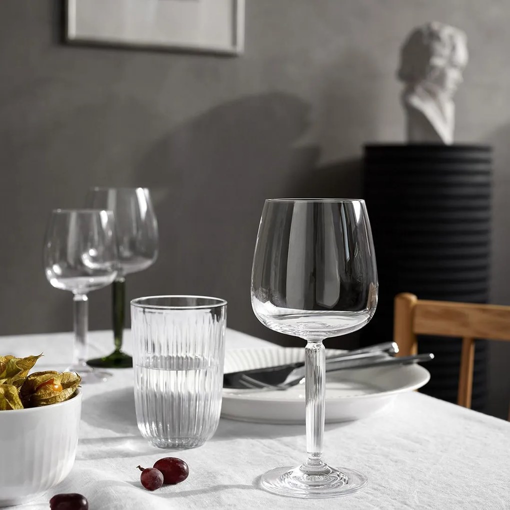 KÄHLER Pohár na vodu Hammershøi Clear 370 ml – set 4 ks