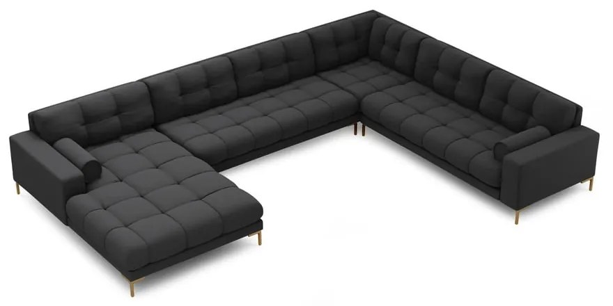 Tmavosivá rohová pohovka (pravý roh) Bali – Cosmopolitan Design