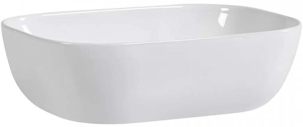 Cerano Lino, keramické umývadlo na dosku 470x330x140 mm, biela lesklá, CER-CER-428398