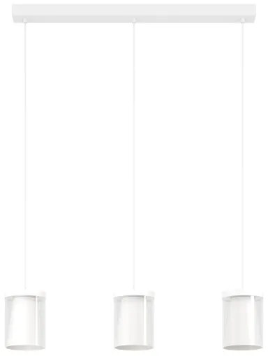 Eglo 901122-LED RGBW Stmievateľný luster na lanku CHIUSELLO-Z 3xLED/3,7W/230V biela