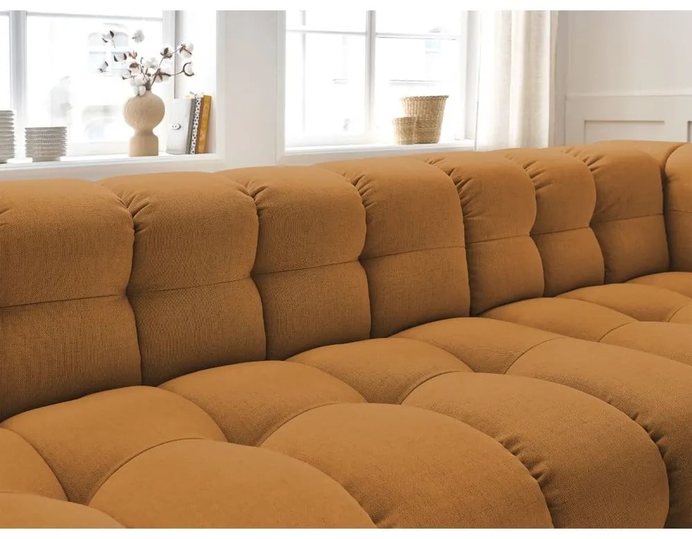 Okrovožltá rohová pohovka (pravý roh) Cloud – Bobochic Paris