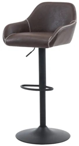 Barová stolička Autronic 51x108 cm hnedá ekokoža AUB-716 BR3
