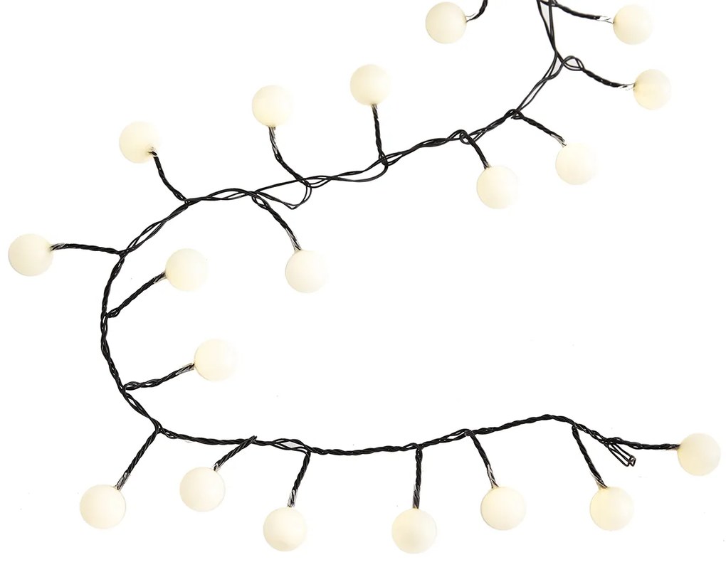Vianočné svetelná reťaz zelená so 70 bielymi LED diódami 3,5 m IP20 - Dasher