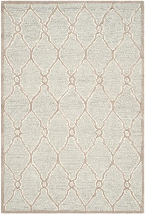 BonamiVlnený koberec Augusta 121x182 cm, krémový