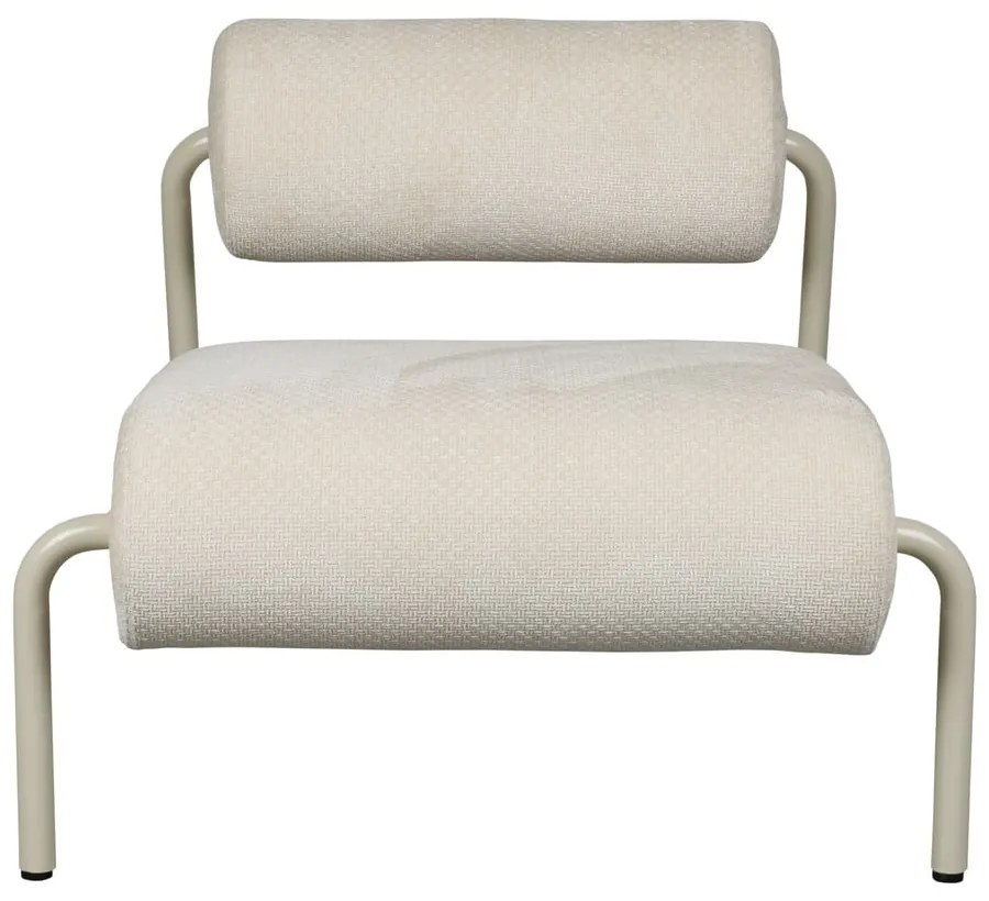 Krémové kreslo Lekima – Zuiver