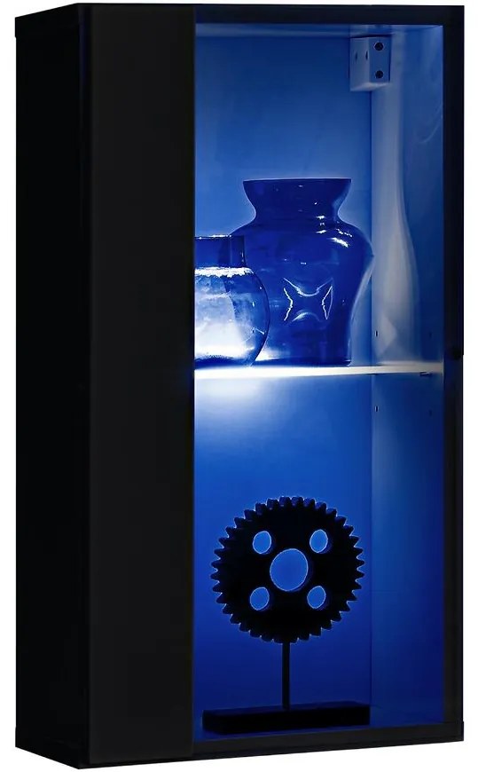 Vitrína Switch WW 4 čierna