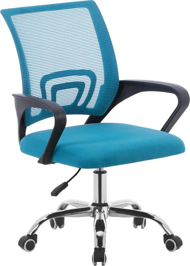 Kancelárska stolička, tyrkysová/čierna, DEX 2 NEW