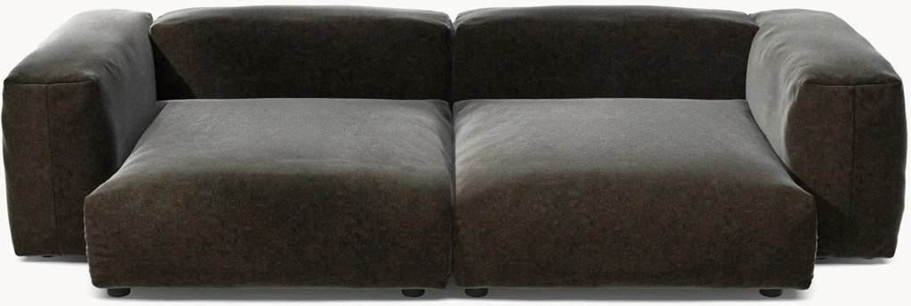 Zamatová modulárna pohovka Vetsak (3-miestna)