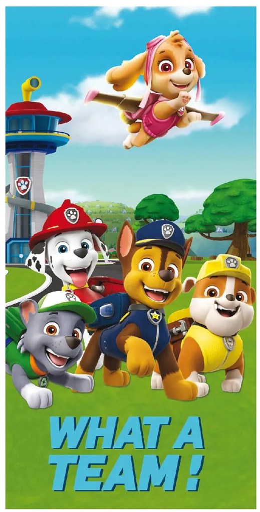 Froté osuška PAW Patrol - Labková patrola 09 70x140 cm 100% bavlna Faro
