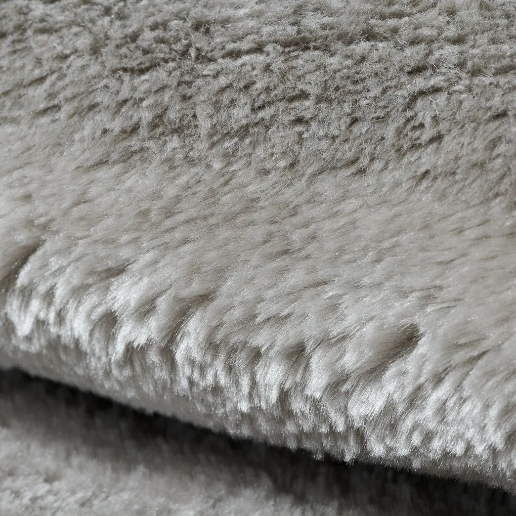 Kusový koberec Visco Rabbit Silver 3 kruh, 160x160 (priemer) kruh, šedá, detská izba, Dywany Łuszczów