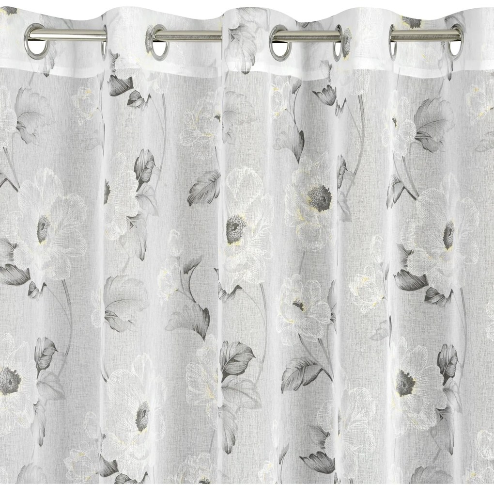 ZÁCLONA NA KRÚŽKOCH BESSY2 350X250 CM VIACFAREBNÁ