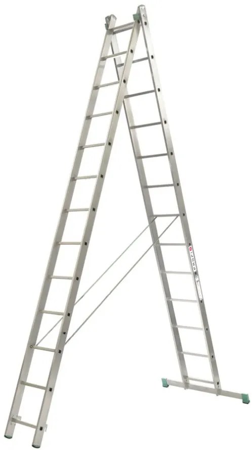 ALVE Rebrík hliníkový dvojdielny univerzálny 7513 PROFI EUROSTYL