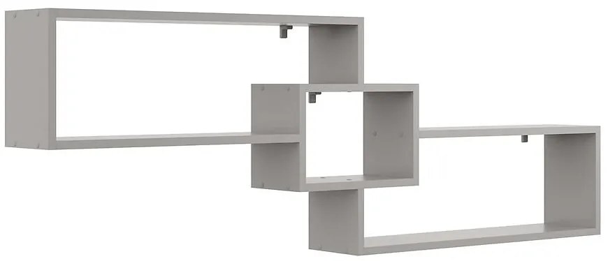 Polička NR 7 platinová sivá