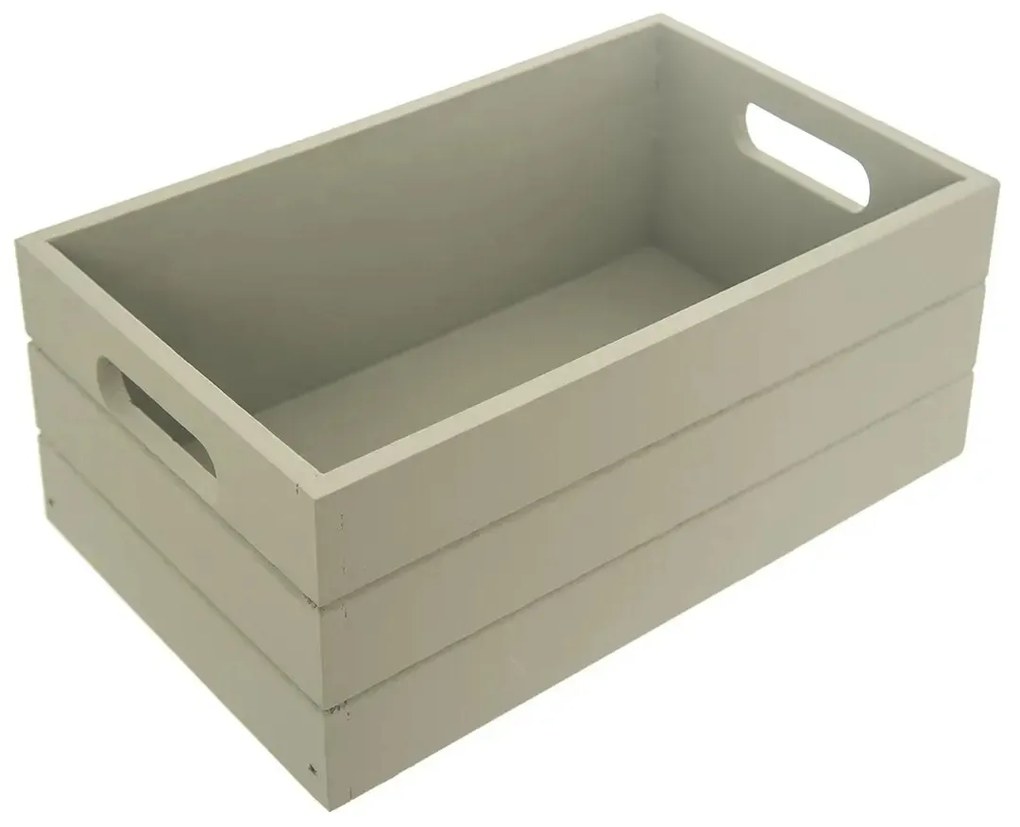 Orion Drevená debnička, zelená, 31 x 21 x 13 cm, M