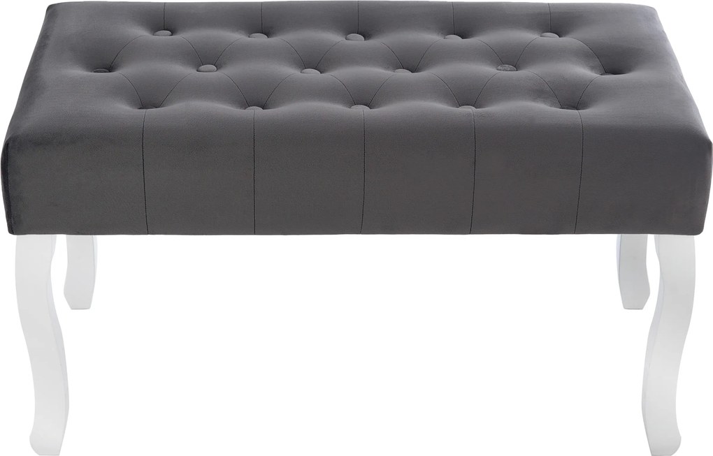 domtextilu.sk Lavica do predsiene v sivej farbe 80 cm 14895
