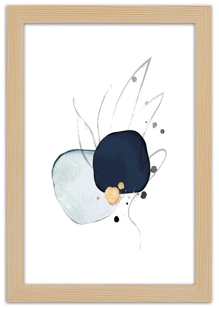 Gario Plagát Abstraktné postavy a línie Farba rámu: Bez rámu, Rozmery: 40 x 60 cm