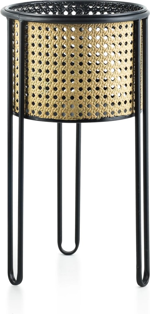 Květináč SWEN XL IX béžový/černý