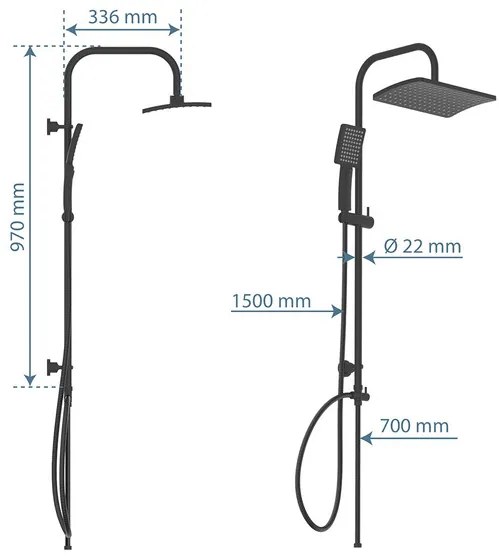 Schütte Sprchový systém Mallorca (100367150)