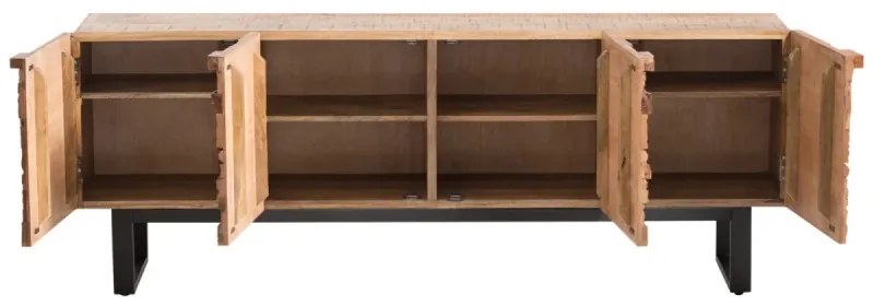 furniture-nabytek.cz - Masívny jedálenský stôl Grónsko z mangového dreva, lakovaný, hnedý – 200×40×75 cm