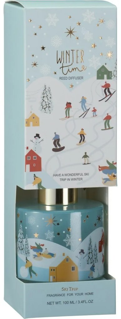 Vonný difuzér Winter Fun, vôňa Winter Breeze, 100 ml