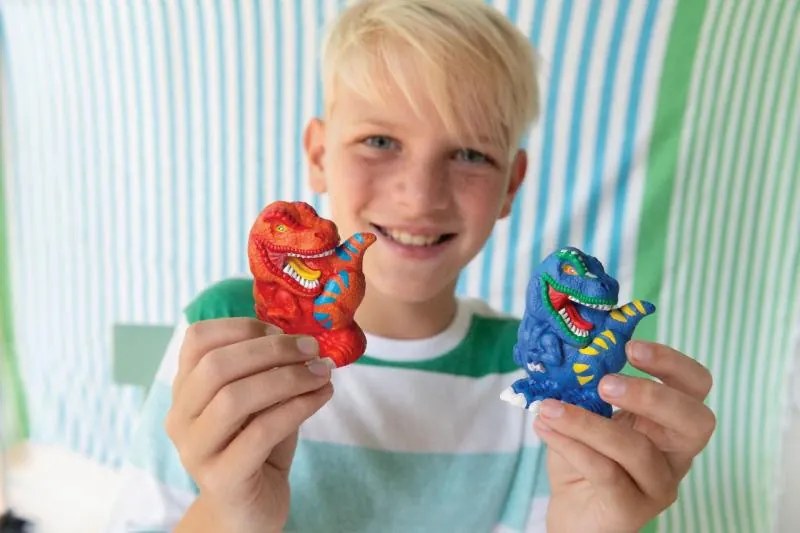 Sadrové odliatky - 3D dinosaury